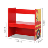 Wooden Fire Truck Table & Chair Set