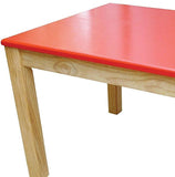 Qtoys Red Top Timber Table & Chairs