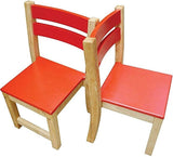 Qtoys Red Top Timber Table & Chairs