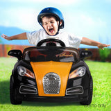 Rigo Electric Ride On Car  - Black & Orange
