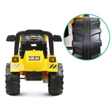 Bulldozer Loader Digger Electric Ride On - Yellow