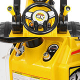 Bulldozer Loader Digger Electric Ride On - Yellow