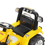 Bulldozer Loader Digger Electric Ride On - Yellow