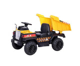 Rigo Kids Ride On Car Dumptruck 12V Electric Bulldozer Toys Cars Battery Yellow
