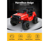 Rigo Kids Ride On Car Electric 12V Car Toys Jeep Battery Remote Control Red