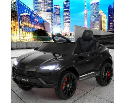 12V Electric Kids Ride On Toy Car Licensed Lamborghini URUS Remote Control Black