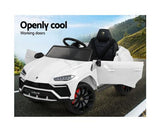 12V Electric Kids Ride On Toy Car Licensed Lamborghini URUS Remote Control White