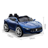 Maserati Inspired Electric Ride on Car - Blue