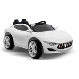 Maserati Inspired Electric Ride on Car - White