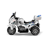 Police Harley Electric Ride on Motorbike - White