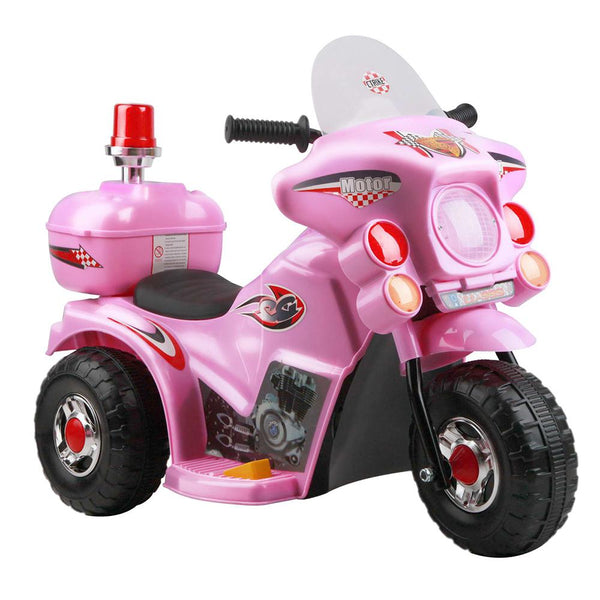 Police Patrol Ride on Motorbike - Pink