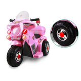 Police Patrol Ride on Motorbike - Pink