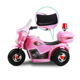 Police Patrol Ride on Motorbike - Pink