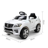 Mercedes Benz ML350 Licensed Electric Ride on Car - White