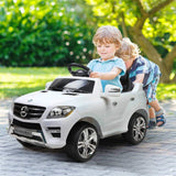 Mercedes Benz ML350 Licensed Electric Ride on Car - White