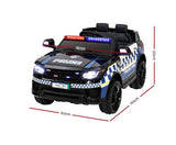 Rigo Kids Ride On Car Range Rover Inspired Patrol Police Electric Powered Toy Cars Black