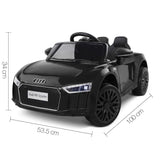 Audi R8 Licensed Electric Ride on Car - Black