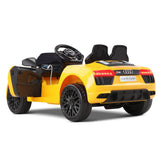 Audi R8 Licensed Electric Ride on Car - Yellow