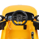 Audi R8 Licensed Electric Ride on Car - Yellow