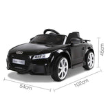 Audi TT RS Licensed  Electric Ride on Car - Black