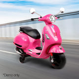 Vespa Rigo Electric Ride On - Pink