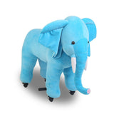 Ride on Elephant With Wheels - Blue