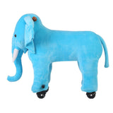 Ride on Elephant With Wheels - Blue