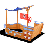 Ahoy Boat SandPit With Sail
