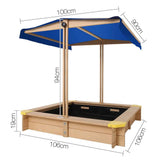 Shady Wooden Sandpit