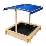 Shady Wooden Sandpit