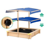 Shady Wooden Sandpit