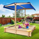 Shady Wooden Sandpit