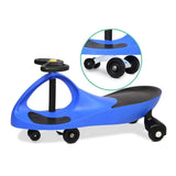 Wiggle Scooter Swing Ride On Car  - Blue