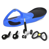 Wiggle Scooter Swing Ride On Car  - Blue