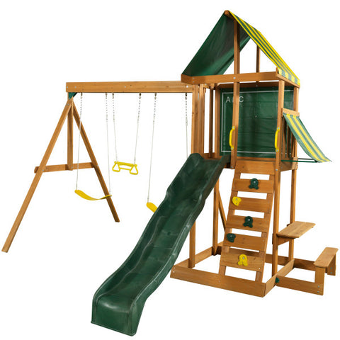 KidKraft Spring Meadow Fort – Swing and Play - Main Image