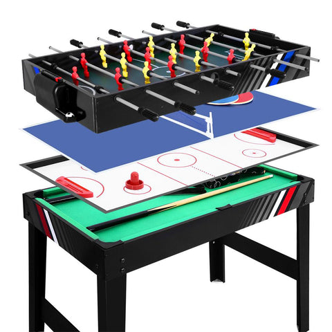 4-In-1 Games Table Tennis/Ice Hockey/Pool/Foosball