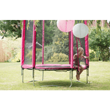 Plum 6ft Junior Trampoline & Enclosure - pink - Swing and Play - 3