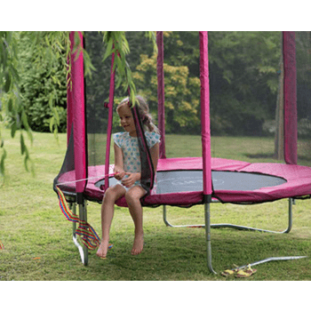 6ft pink deals trampoline