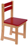 TikkTokk Little Boss Table & Chairs Set - Square Red