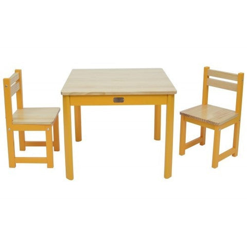 TikkTokk Envy Table & Chairs Set - Yellow