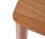 TikkTokk Little Boss Table & Chairs Set - Rectangular Natural