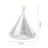 Canvas Hexagonal Teepee - White