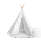 Canvas Hexagonal Teepee - White