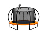 12ft Orange Trampoline with Enclosure & Basket Ball Hoop