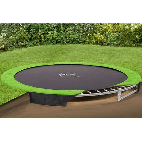 Plum 10ft In-Ground Trampoline - Swing and Play - 1