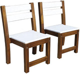 Qtoys White Top Timber Table & Chairs