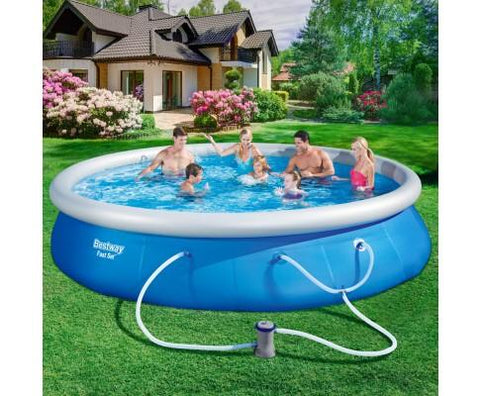 Bestway Circular Inflatable Pool With Pump