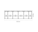 Bestway Steel Pro Round Frame Pool - 4.57 x 1.22M