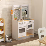 KidKraft Let's Cook Wooden Play Kitchen