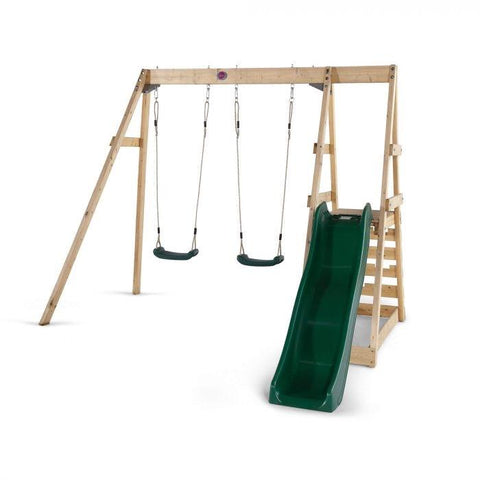 Plum Tamarin Wooden Swing Set
